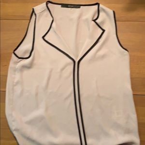 Cute tan and black blouse